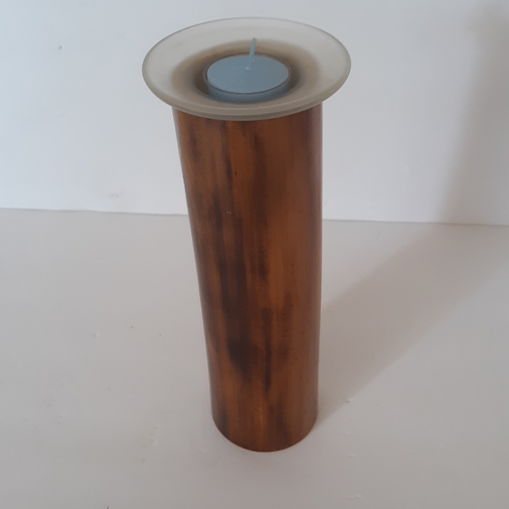 BAMBOO CANDLE HOLDER - Picture 2 of 7